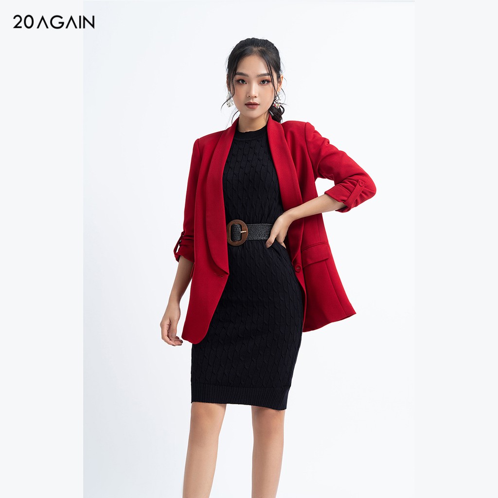 [Mã FAMALLT5 giảm 15% đơn 150k] Áo vest dài 2 lớp cổ sam - VDA0673 - 20 Again | BigBuy360 - bigbuy360.vn