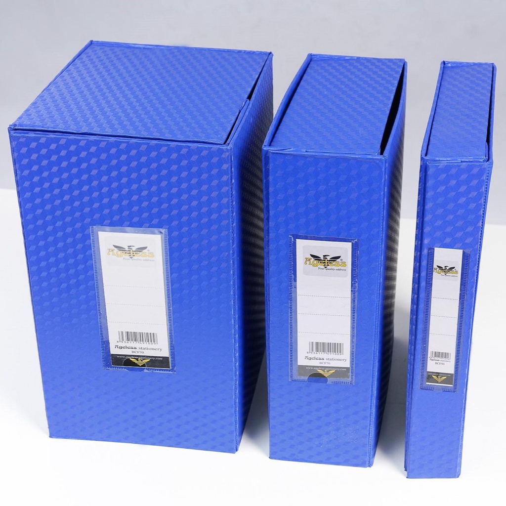 Bìa Hộp Ageless 5cm-7cm-10cm-15cm-20cm-25cm-30cm A3 20, Chắc Chắn, mẫu mã đẹp, đựng được nhiều tài liệu - Văn Phòng Phẩm