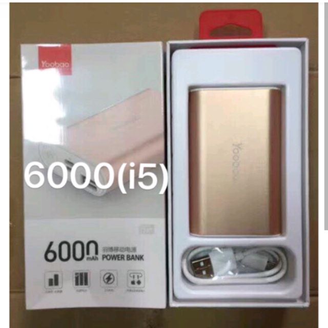 Sạc dự phòng yoobao 6000mAh