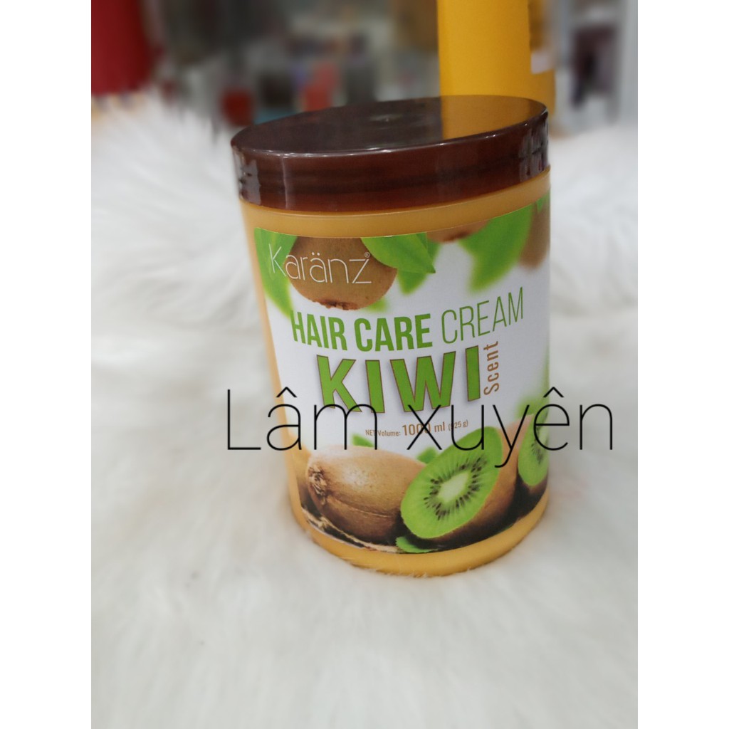 Hấp dầu kem ủ karanz dừa bơ sen kiwi collagen 1000ml FREESHIP  dưỡng chất Collagen ,giúp phục hồi và tái tạo tóc khỏe.