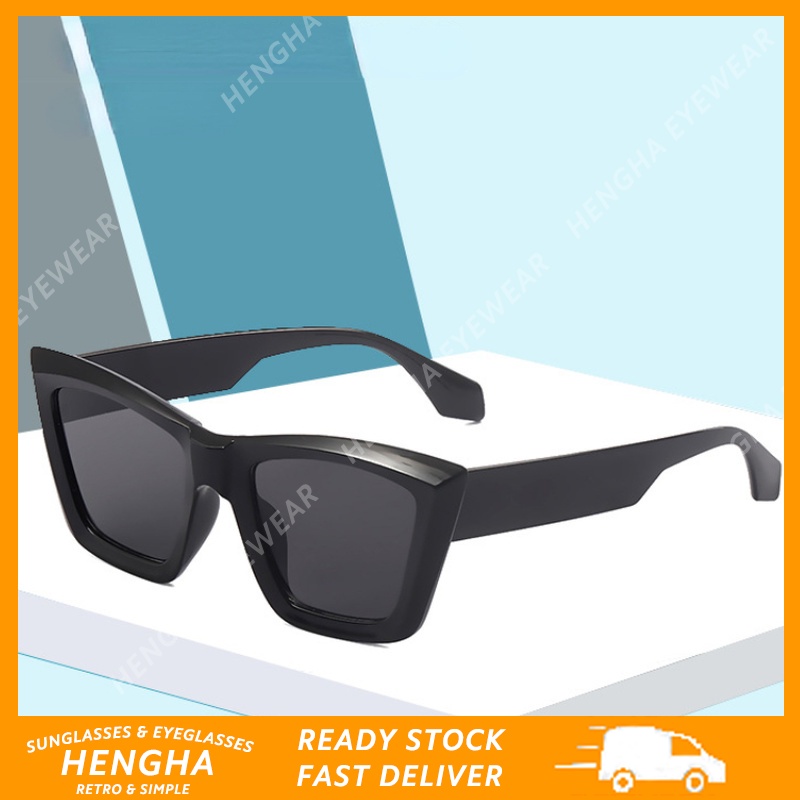 Kính Mát Gọng Mắt Mèo Màu Sắc Kẹo Ngọt Phong Cách Retro Thời Trang Cho Nữ