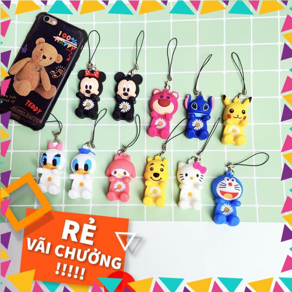 Xả Hết- Giá đỡ điện thoại kiêm móc treo thìa khóa hình cute - tiện lợi mang theo bất cứ đâu