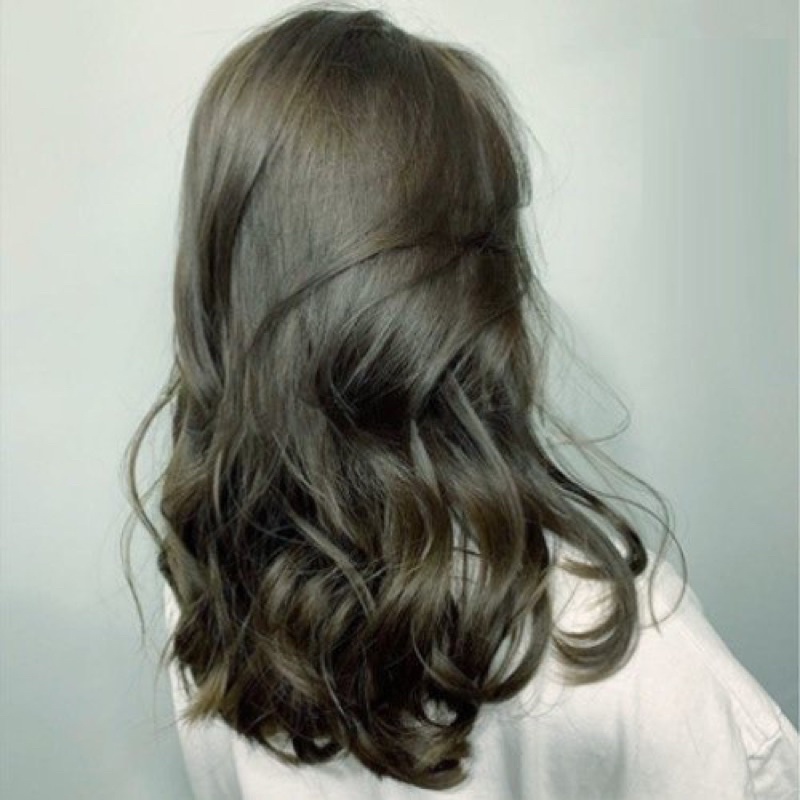 Thuốc Nhuộm Tóc Màu Rêu Mix 0/22 Tại Nhà Matt Hair Dye Cream Kèm Trợ Nhuộm