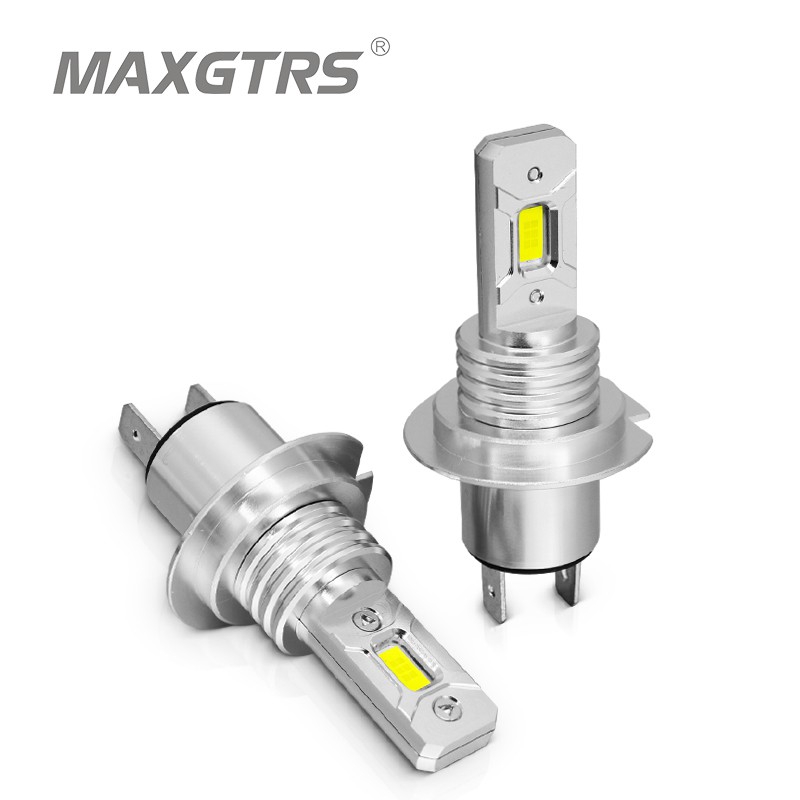 Bộ 2 bóng đèn sương mù MAXGTRS H4 H7 H8 H11 9005 Hb3 9006 Hb4 H16Jp chip LED Canbus siêu sáng dùng cho xe hơi