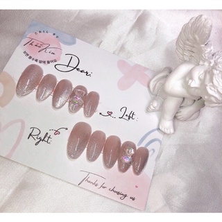 Móng up nailbox mắt mèo gấu