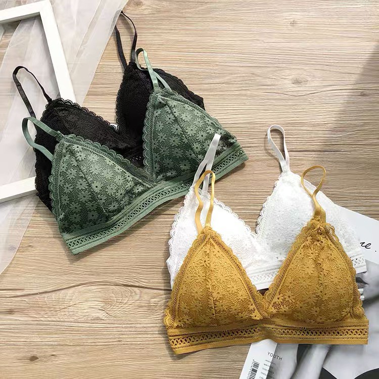 Áo Bra Ren Hoa Cúc Vanvene 7 Màu Có Bán Cùng Quần Ghép Bộ A001 | BigBuy360 - bigbuy360.vn