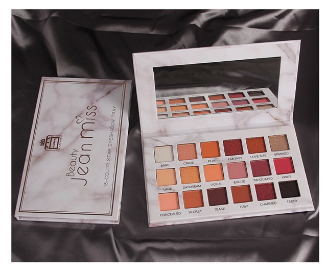 Bảng phấn mắt 18 ô màu Jean Miss nội địa trung