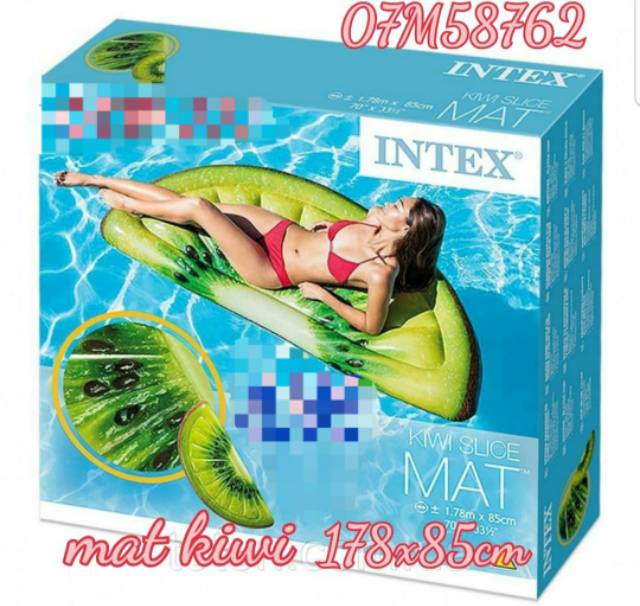 Intex Nệm Bơm Hơi Hình Trái Kiwi