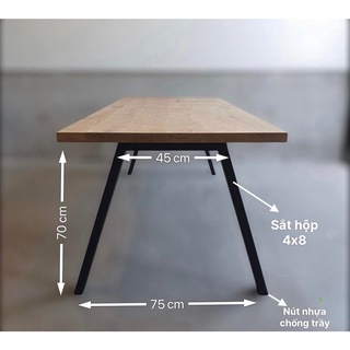 Chân bàn , chân sắt hộp - chân sắt sơn tĩnh điện