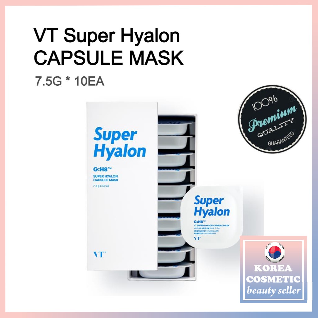 Mặt nạ đất sét VT Super Hyalon Hàn Quốc Hyaluro 8 dưỡng ẩm quản lí bã nhờn CLOUDORIS