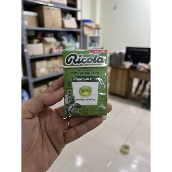 Kẹo Ngậm ho Thảo Mộc Ricola 40gr NHẬP KHẨU THỤY SĨ