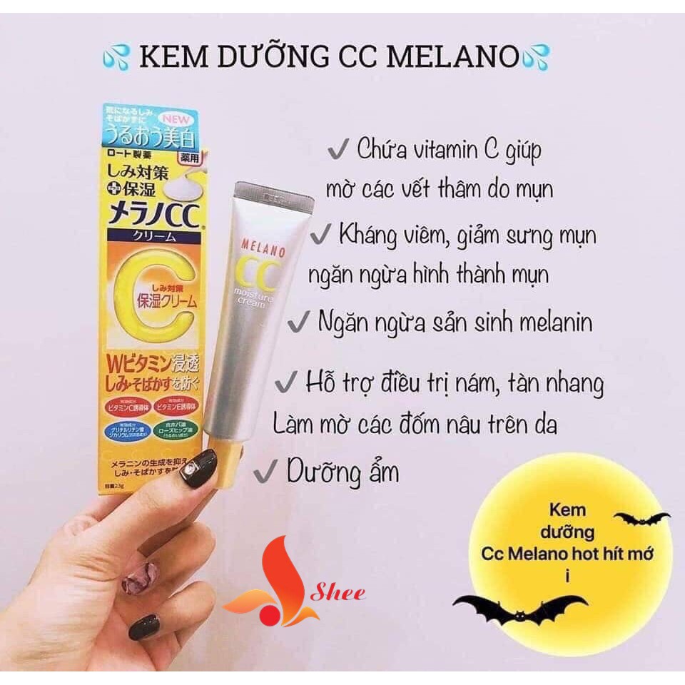 Tuyp kem dưỡng CC Melano Cream 23g Nhật Bản