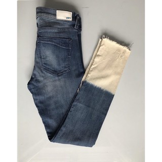 QUẦN JEAN NỮ IN LÁ TRẮNG ÔM XUẤT XỊN