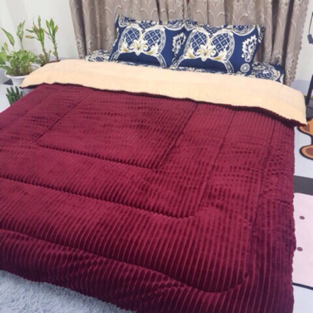 Chăn lông cừu nỉ nhung tăm cao cấp phiên bản 2019( hàng loại 1 dày dặn)
