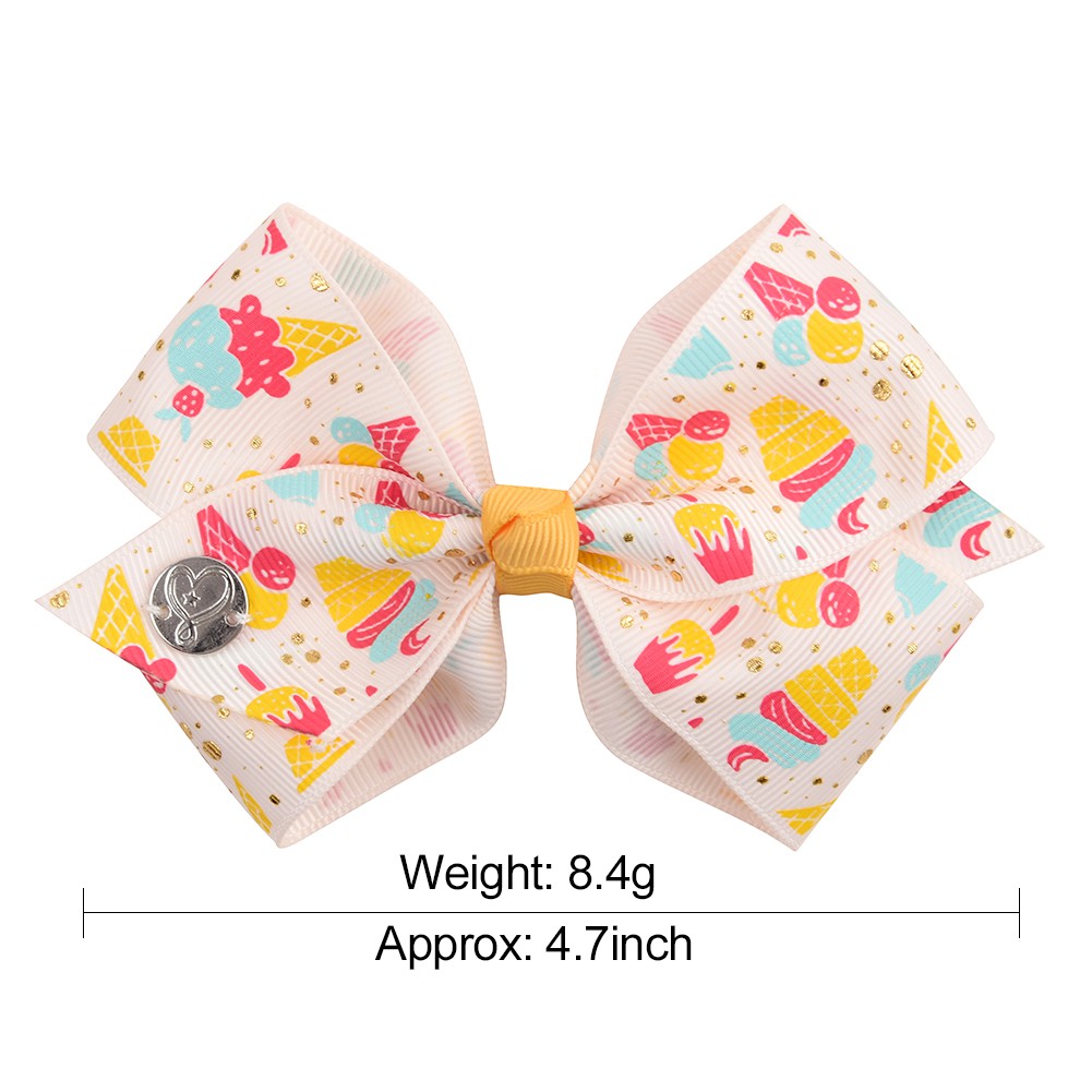 Set 6 kẹp tóc KIDSBOWS thiết kế nơ phong cách Jojo đáng yêu xinh xắn dành cho trẻ em