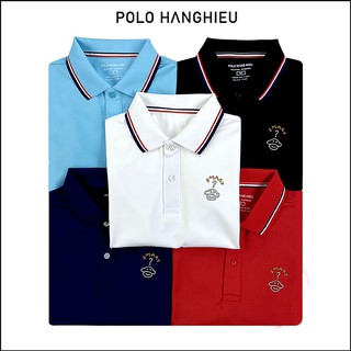Áo polo nam có cổ monkey, vải cá sấu xuất xịn, co dãn 4 chiều, form chuẩn, thoáng mát không xù lông - polo hanghieu