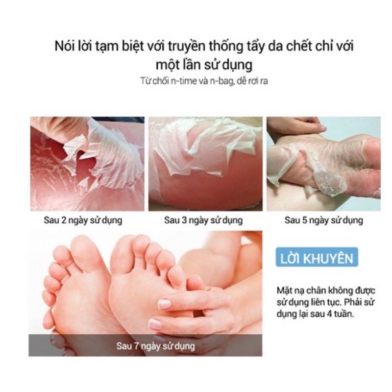 Mặt nạ chân tẩy da chết