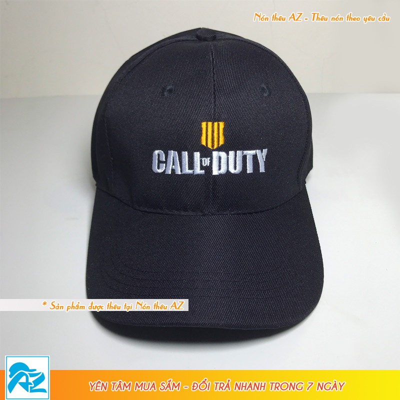 Nón kết thêu logo game Call of Duty Mobile - Mũ lưỡi trai MT556