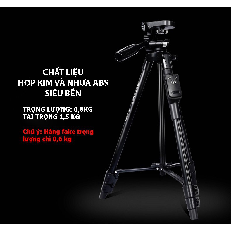 Tripod điện thoại Yunteng VCT 5208