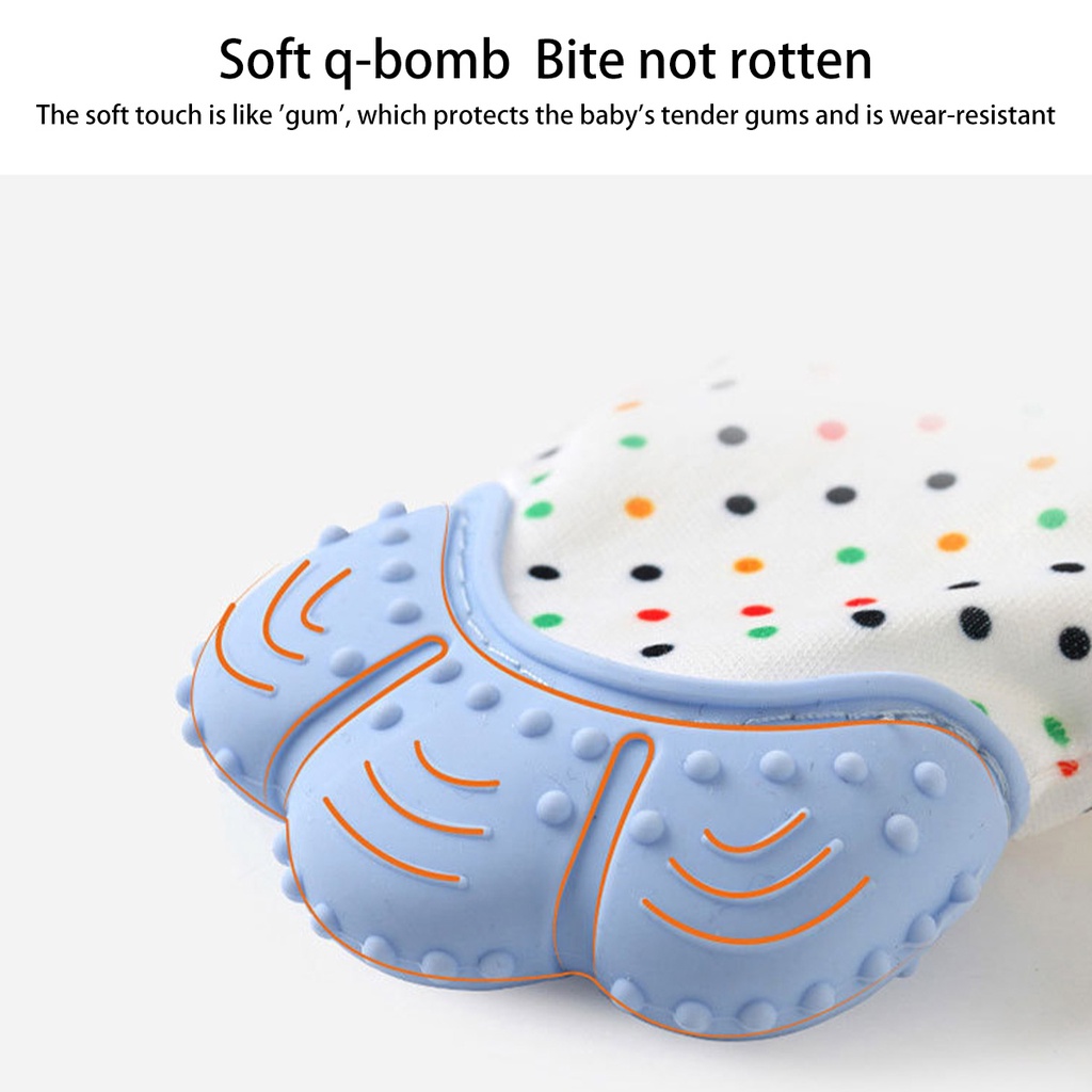 JPRICE Găng Tay Bằng Silicone An Toàn Thực Phẩm Không Chứa BPA Dành Cho Trẻ Sơ Sinh Mọc Răng