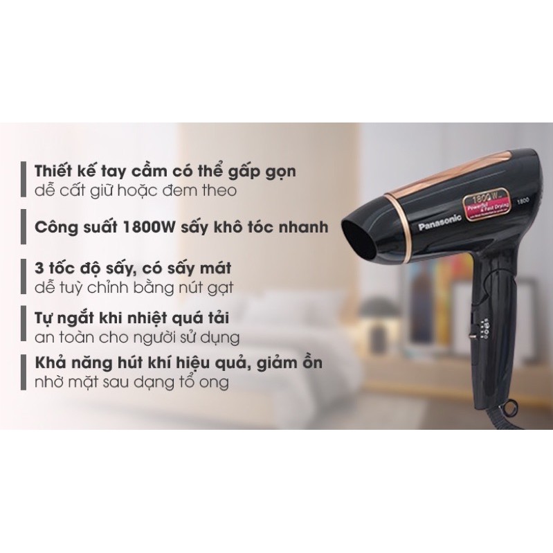 Máy sấy tóc panasonich  (EH-ND30-K)