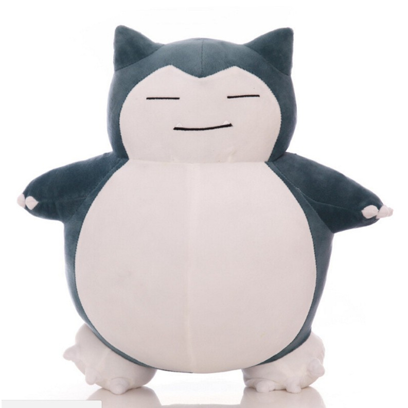 đồ chơi nhồi bông Hình Pokemon Snorlax Đáng Yêu 30cm