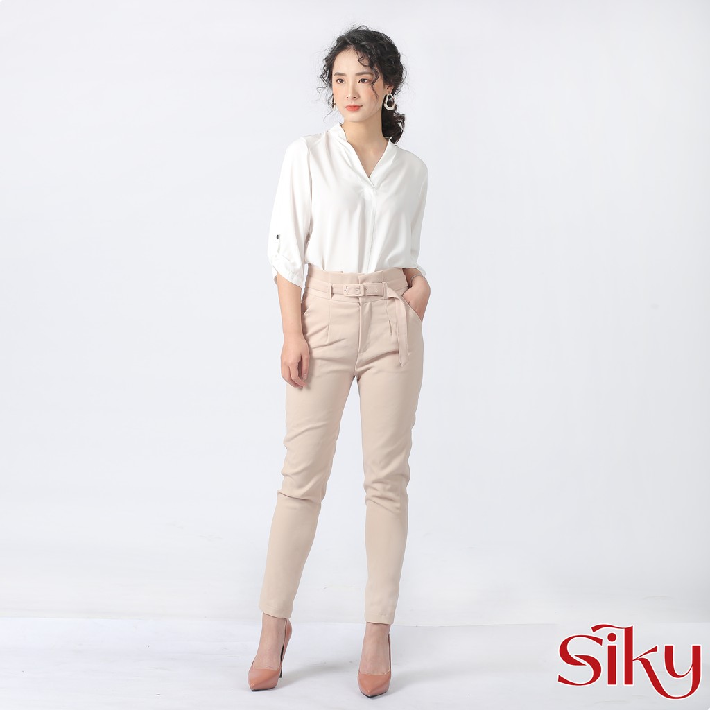 Quần baggy công sở nữ cạp bèo - SIKY | BigBuy360 - bigbuy360.vn