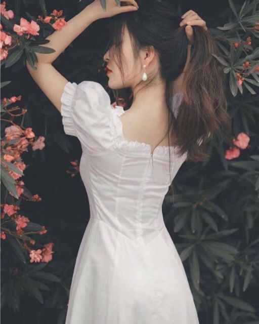 ĐẦM MAXI TRẮNG ĐAN NGỰC DỄ THƯƠNG | BigBuy360 - bigbuy360.vn