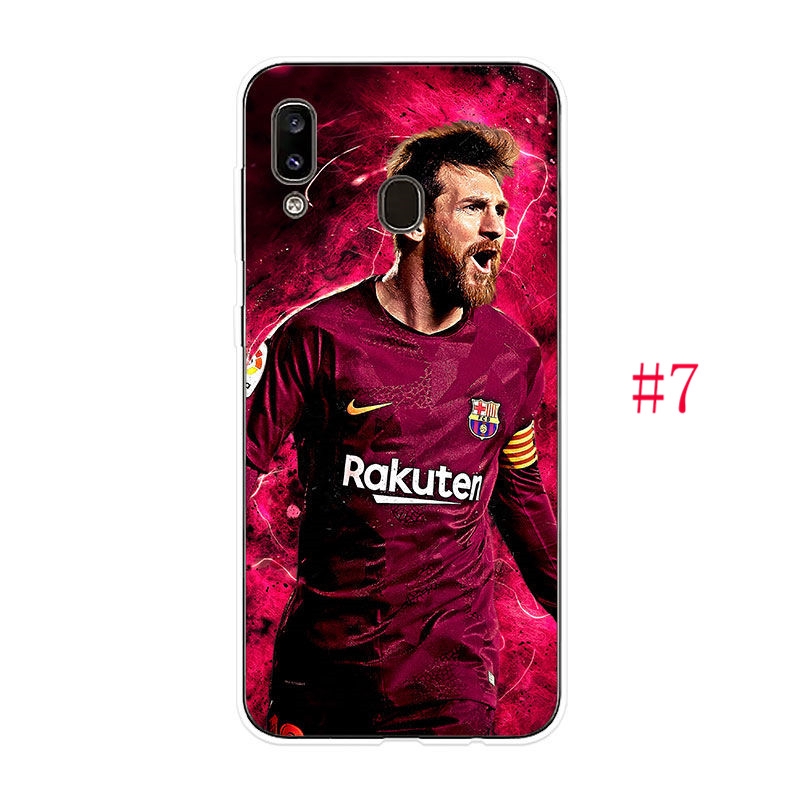 Ôp Điện Thoại tpu Dẻo Họa Tiết Hoạt Hình c.ronaldo Massi Cho samsung galaxy a10 a20 a30 a40 a50 a70 a80 Vỏ