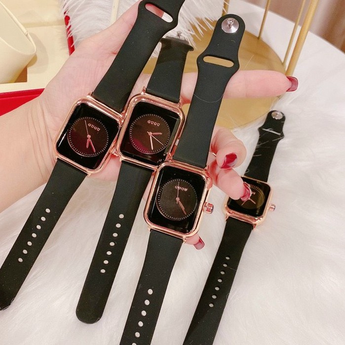 đồng hồ Guou mặt đen cá tính nam nữ đeo đẹp _thoshop.01