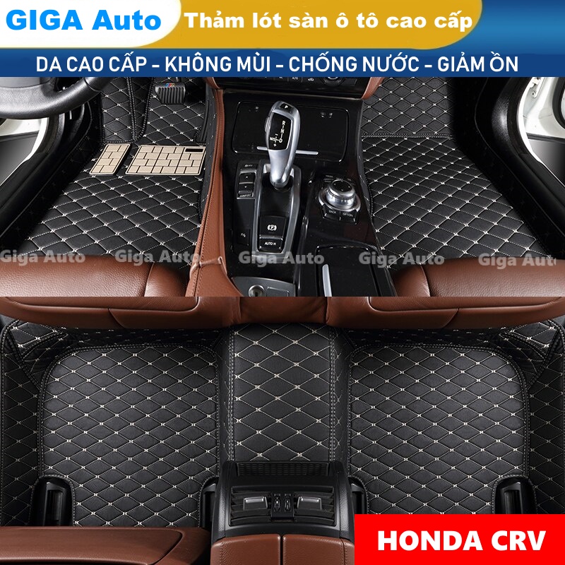 Lót sàn 6D xe Honda CRV 2012 – 2017 chống nước, không mùi, phủ kín sàn xe