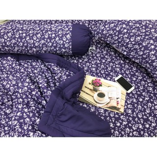 Bộ Drap Thun Hàn Quốc mát lạnh 4 món (Inbox nhiều mẫu lựa chọn)