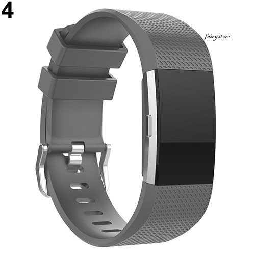 Fs Dây Đeo Silicon Thay Thế Cho Đồng Hồ Fitbit Charge 2