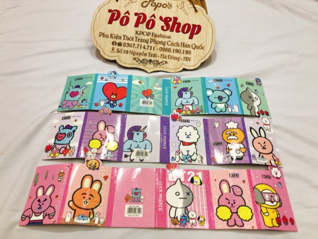 Dải giấy Note BT21