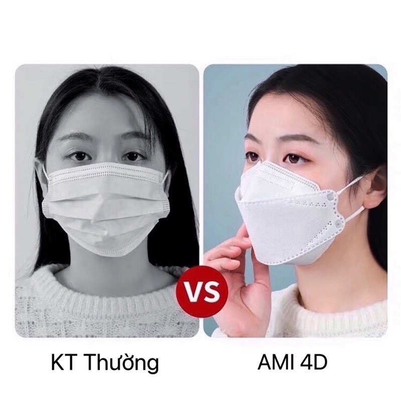 Khẩu trang kf94 hàn quốc 4D mask AMI y tế kháng khuẩn