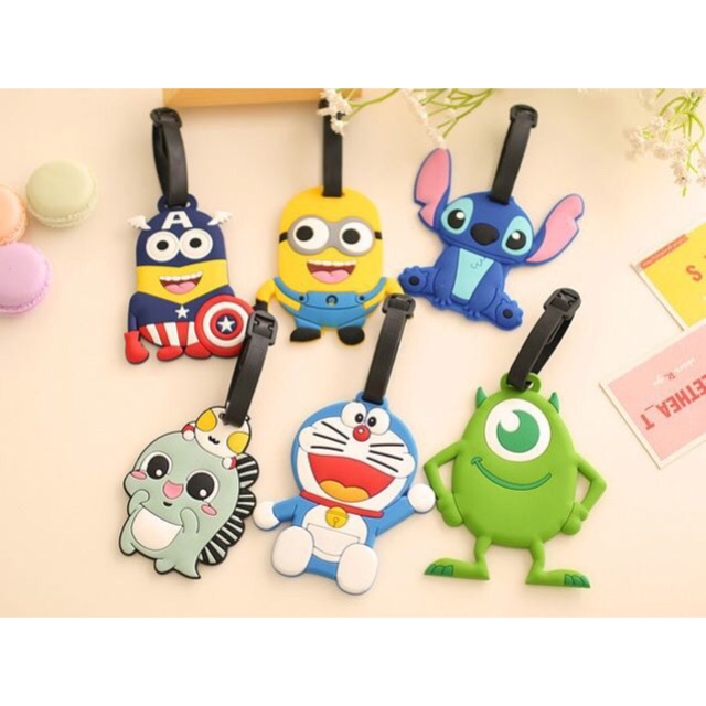 Combo 10 tag vali du lịch - hình thú