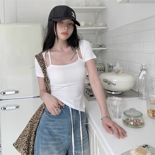 Áo croptop vạt chéo body