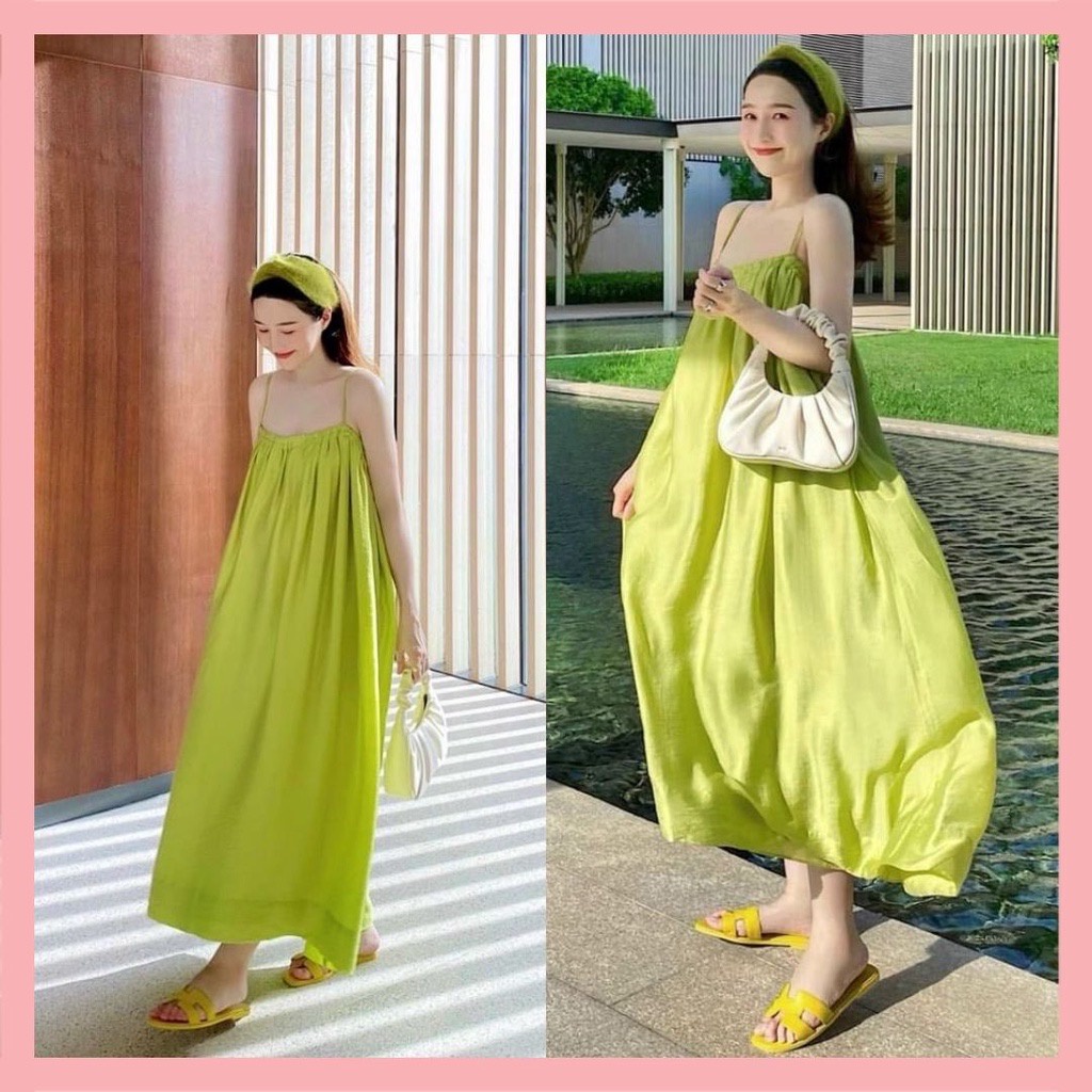 Váy Maxy Đũi D02 Chun Ngực Dáng Dài