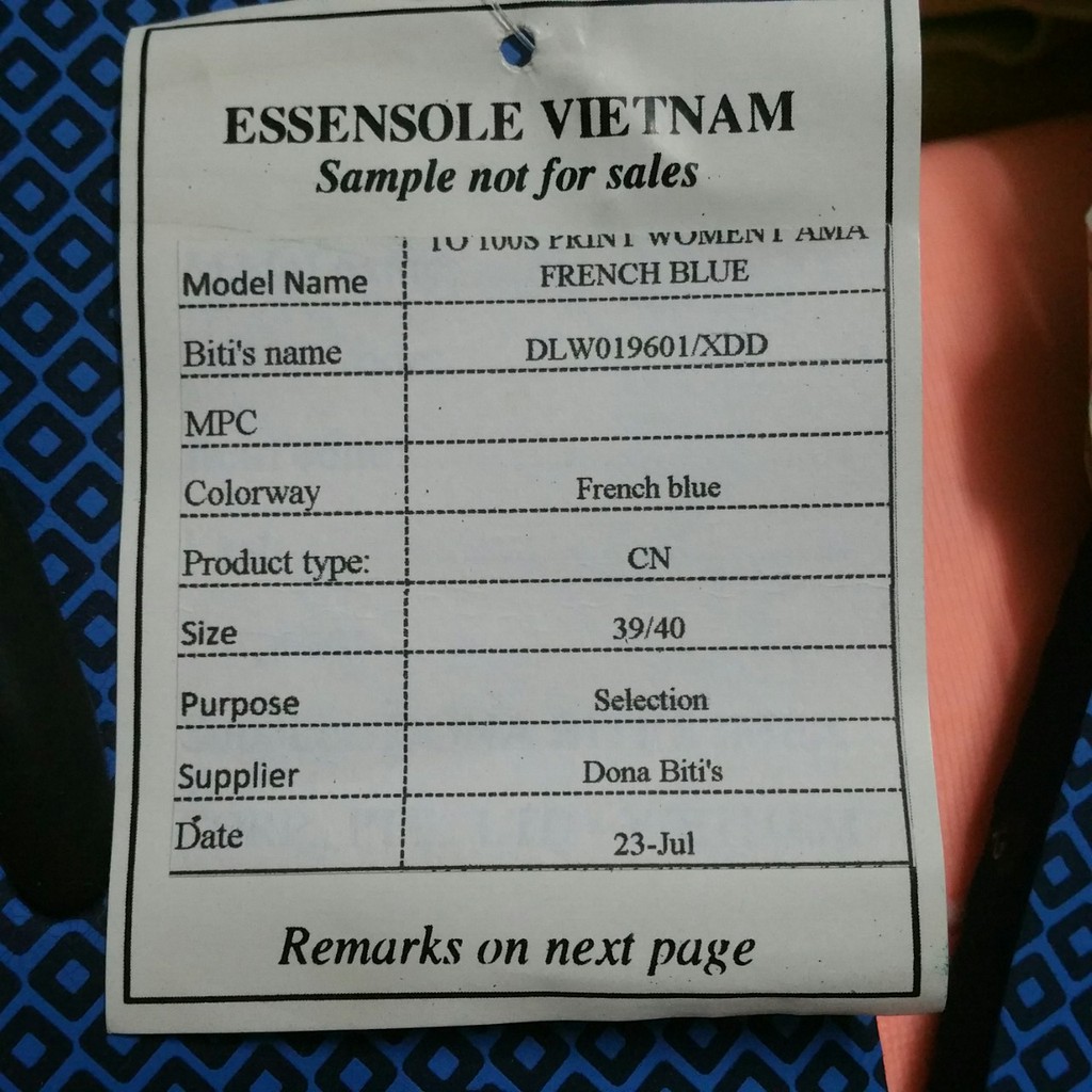 Dép xỏ ngón unisex Tribord chính hãng hàng sample