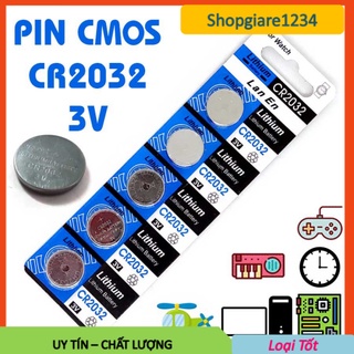 PIN CMOS LITHIUM 3V CR2032 - Dùng cho Main Máy Tính, Cân Tiểu Ly, Cân Sức Khỏe