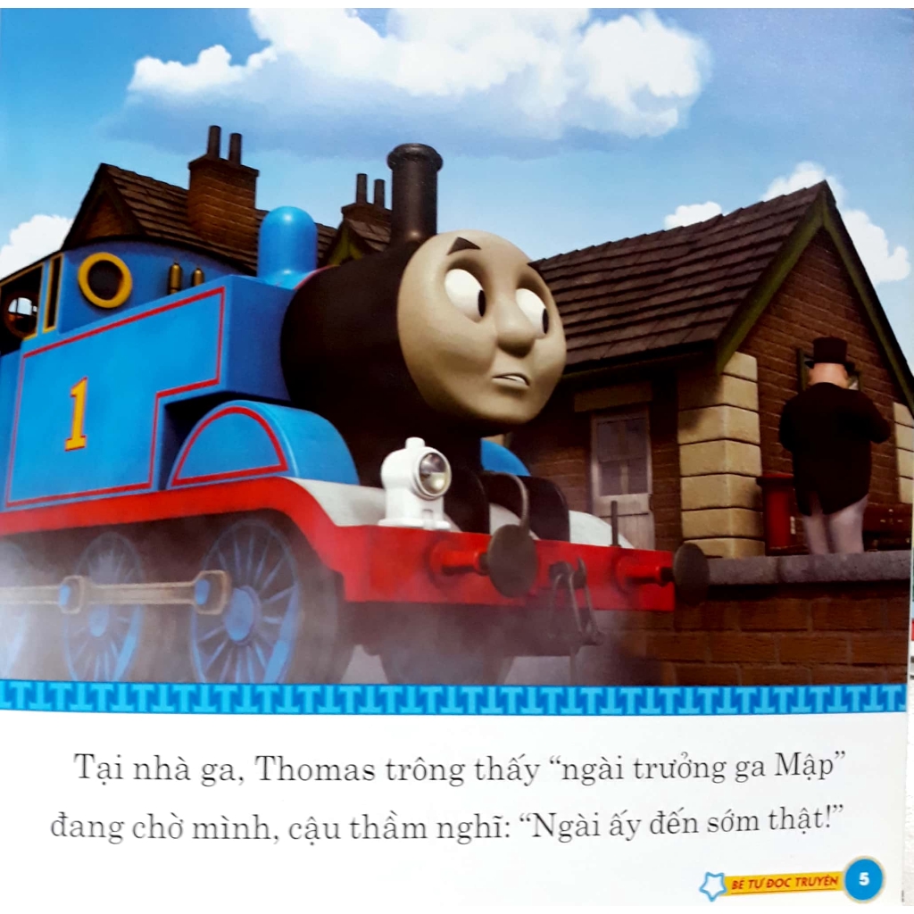 Sách - Thomas &amp; Friends (Cấp Độ 3) - Trưởng Ga Mập Giả Mạo