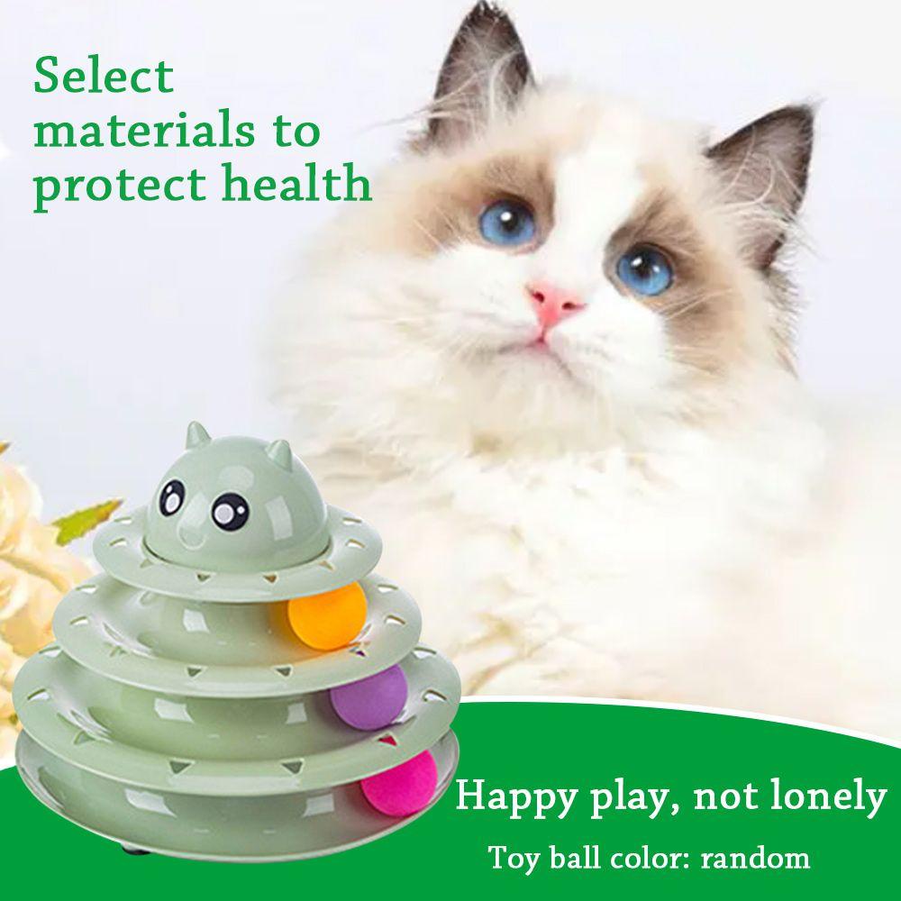 Đồ Chơi Tháp Bóng Lăn Tương Tác Thú Cưng