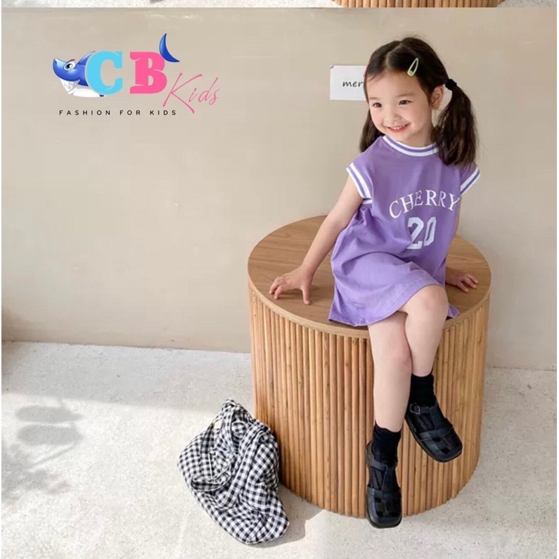 váy cherry 20 cho bé gái năng động - v20