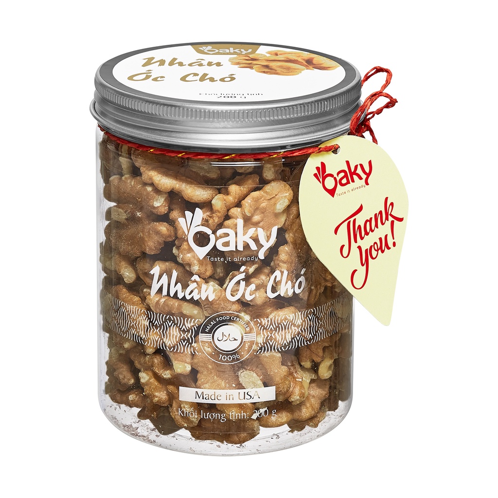 Nhân Óc Chó Vàng Oaky Nhập Khẩu Mỹ - Hũ 200g