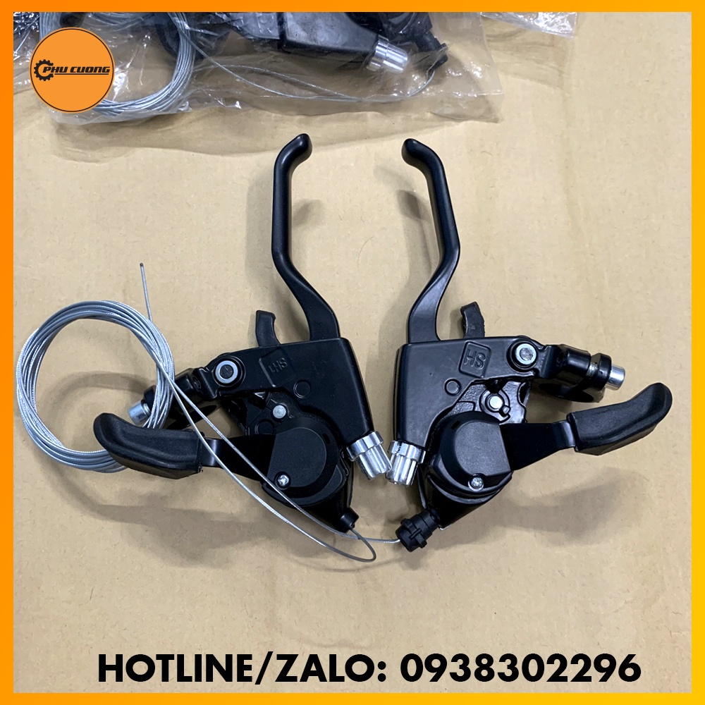 Tay đề thay thế bấm xả SHIMANO cho xe đạp - 3x7 Speed