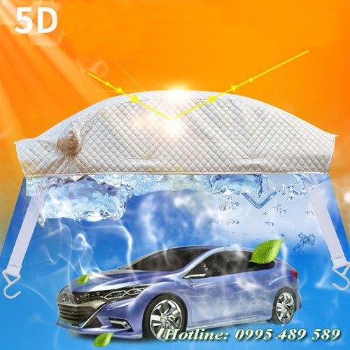 Bạt Phủ Xe Ô tô 5D 𝗙𝗥𝗘𝗘 𝗦𝗛𝗜𝗣 Tấm che nắng ô tô - Bạt bảo vệ ô tô chông sước - Bạt phủ xe ô tô