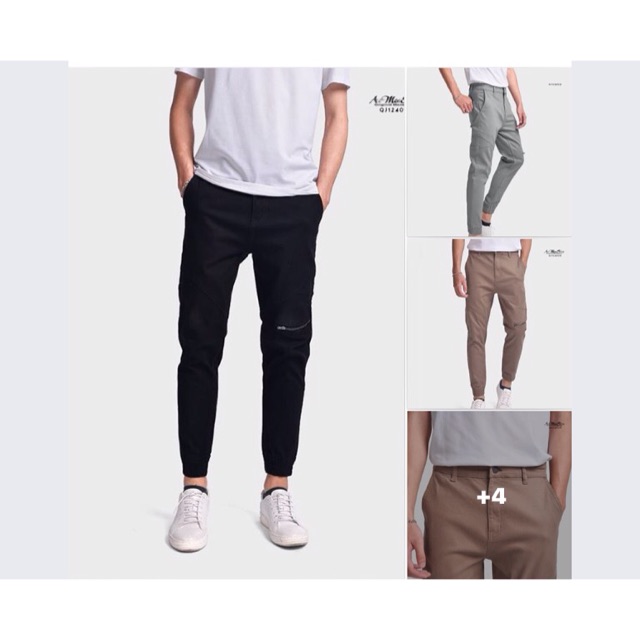 (Mới về)-QUẦN JOGGER JEAN-ROUTINE-HOT 2019