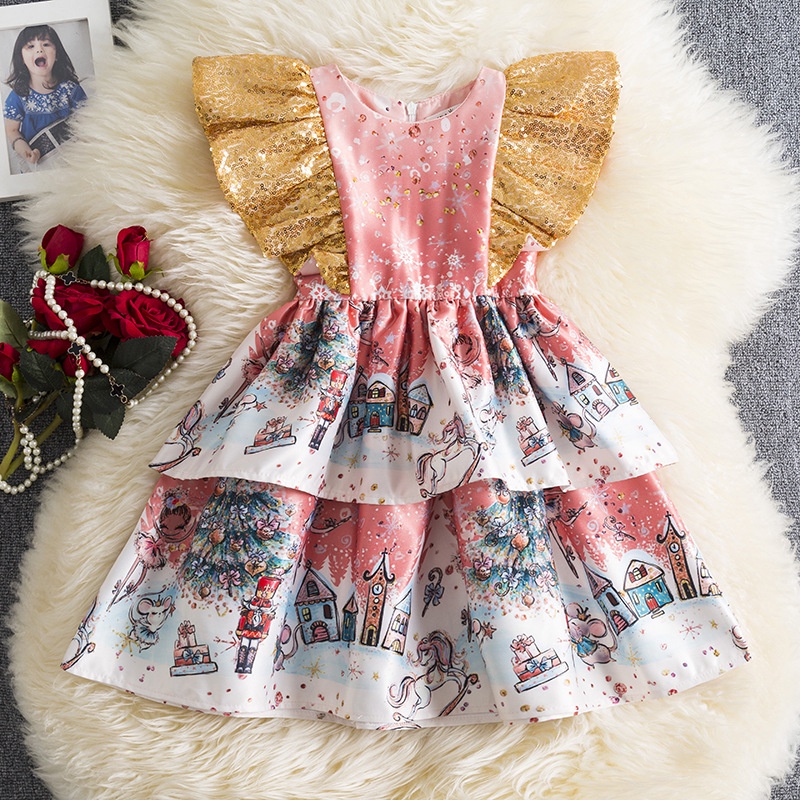 Đầm Công Chúa Lolita Phong Cách Âu Mỹ Cho Bé Gái