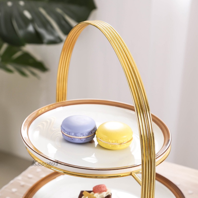 Khay đựng trái cây/ bánh kẹo/ trang sức 2 tầng tiện dụng