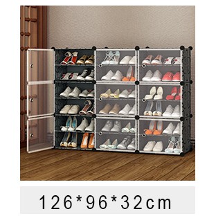 Tủ giày nhựa đa năng thông minh 3 tầng 18 ngăn ( chứa tối đa 36 đôi giày)